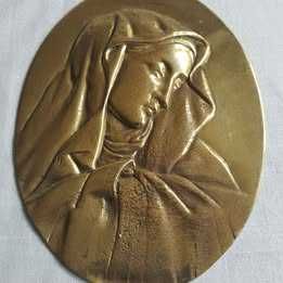 Sacred Image of Our Lady in Brass