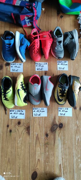 Buty Nike niebieskie adidasy rozmiar 28