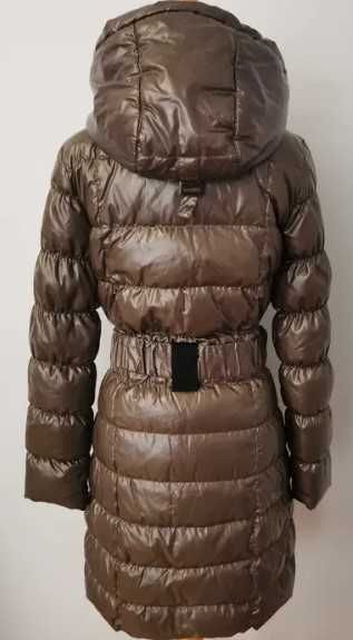 VERO MODA - Cudna Lakierowana Damska Kurtka Puchowa Down S Nowa