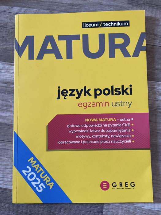 Język polski - matura ustna