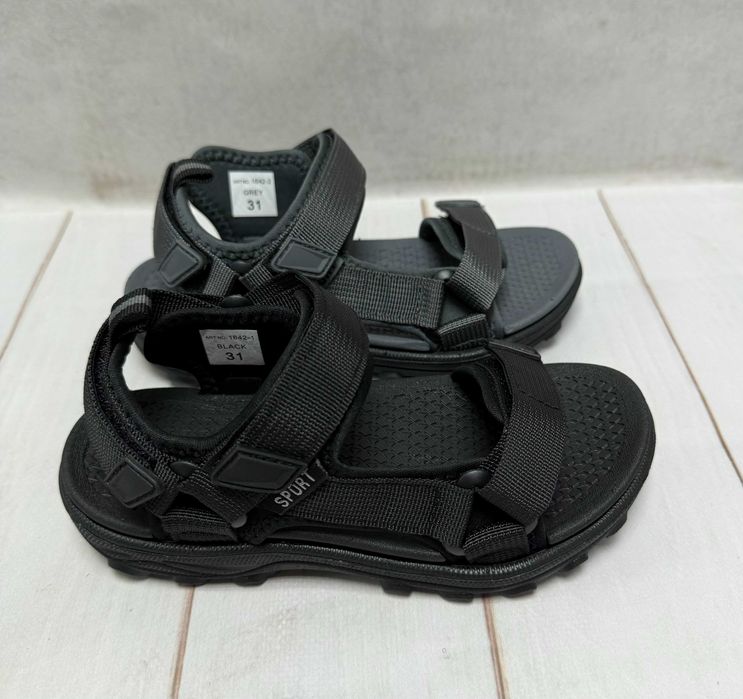 Дитячі  сандалі  для хлопчика  EeBb  сірий 31-36