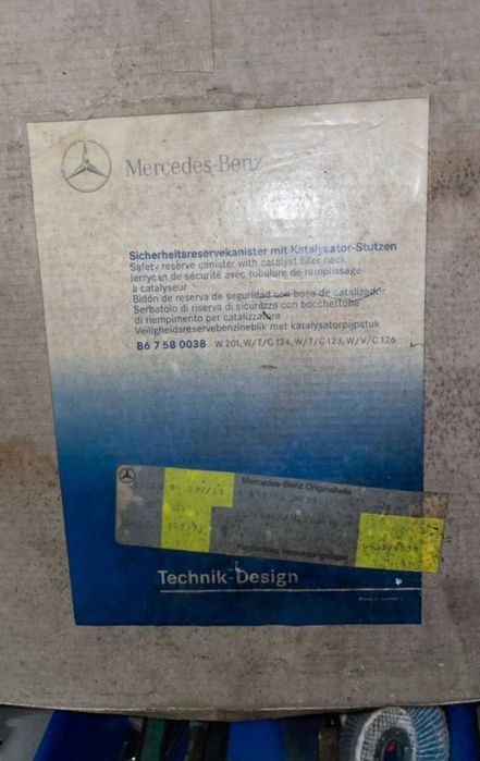 Oryginalny Kanister 7L Mercedes-Benz W201 W123 W124 W126 W202