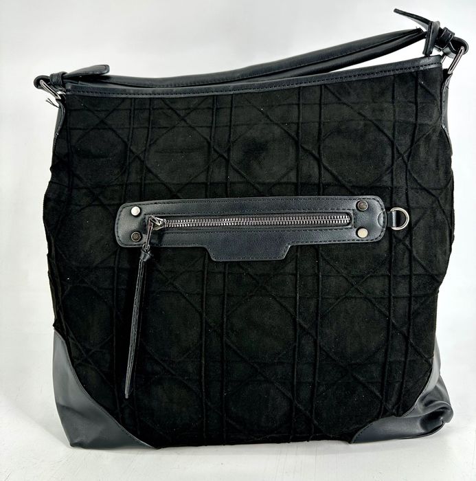 Nowa torebka worek shopperka zamszowa