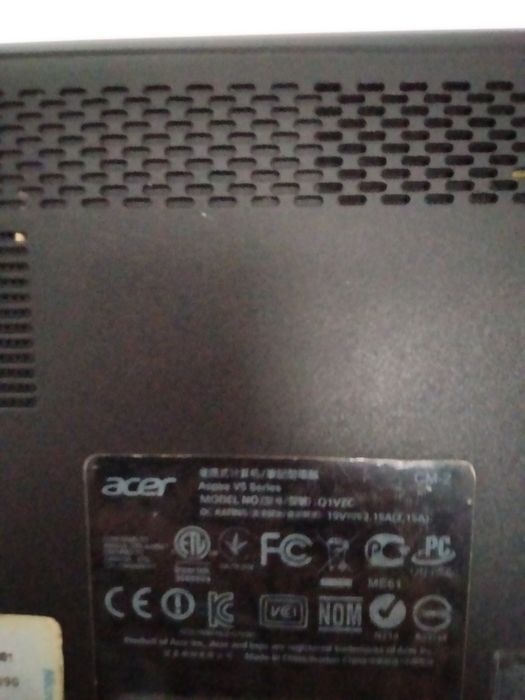 Portátil Acer Aspire V5 series64586356633219123