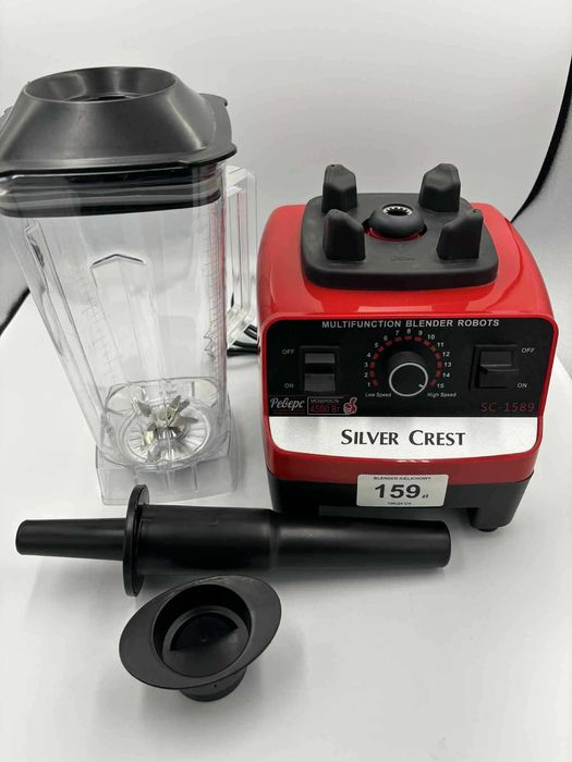 Blender kielichowy SilverCrest 3800 W czerwony 2L