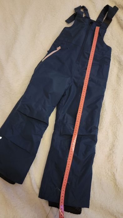 Лижні сині  штани(напівкомбінезон) дівчачі Lupilu 110-116