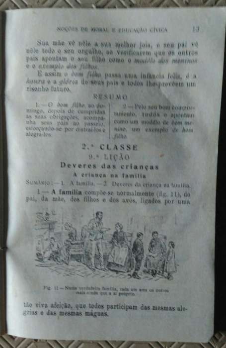 Noções de Moral e Educação Civica