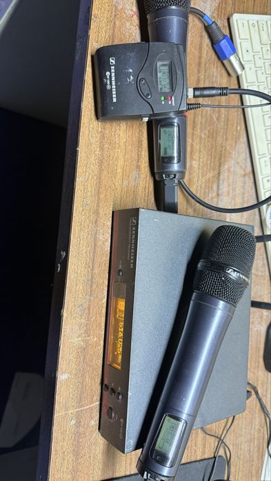 Microfenes sem fio sennheiser