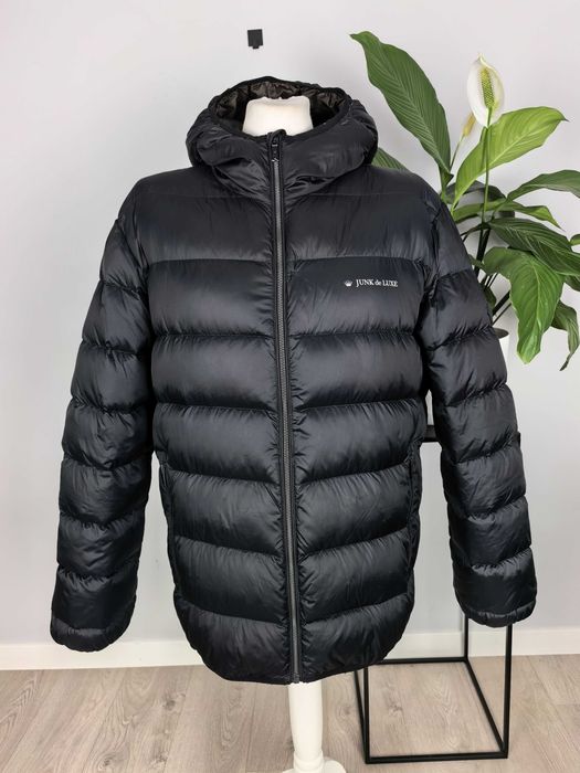 Junk de luxe  męska ciepła puchowa kurtka r XL