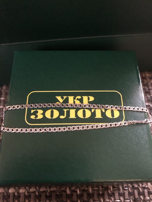 Золотий жіночий браслет біле золото