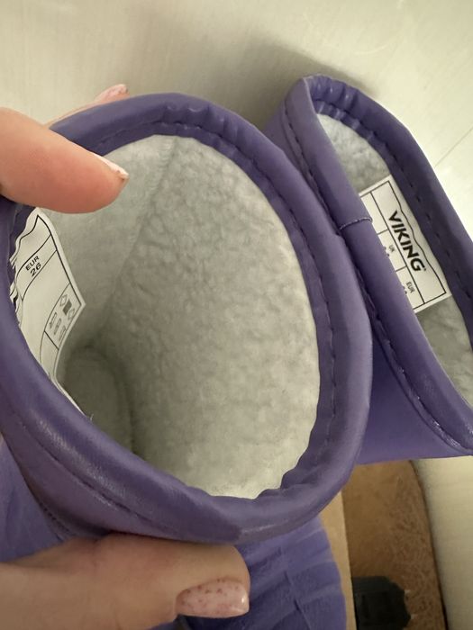 Гумові чоботи, резинові сапоги утеплені 26 розмір