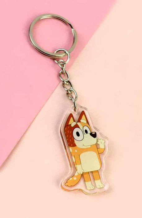 Piękny brelok postać anime figurka Bingo z bajki Blue Bluey