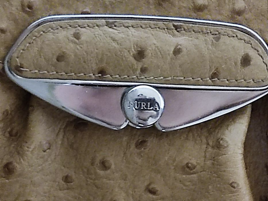 Елегантна сумка Furla(Italy)-натуральна шкіра зі структурою страуса