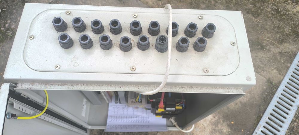 Quadro Elétrico de Automação c/ PLC Eberle e Fonte Omron (Completo)