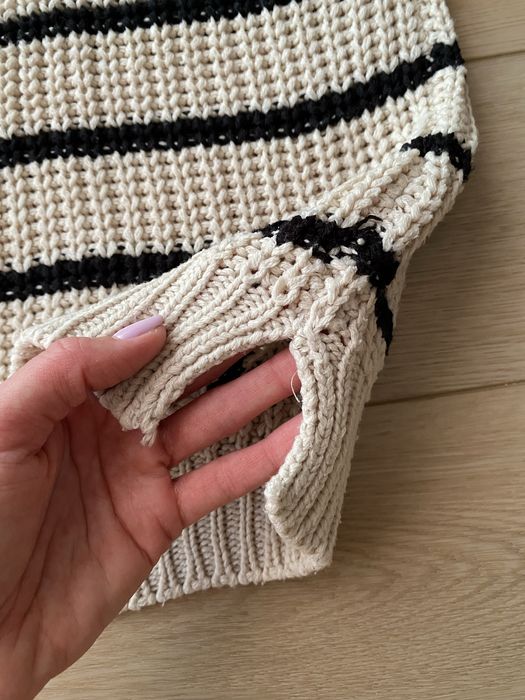 Sweter w paski H&M 36 S