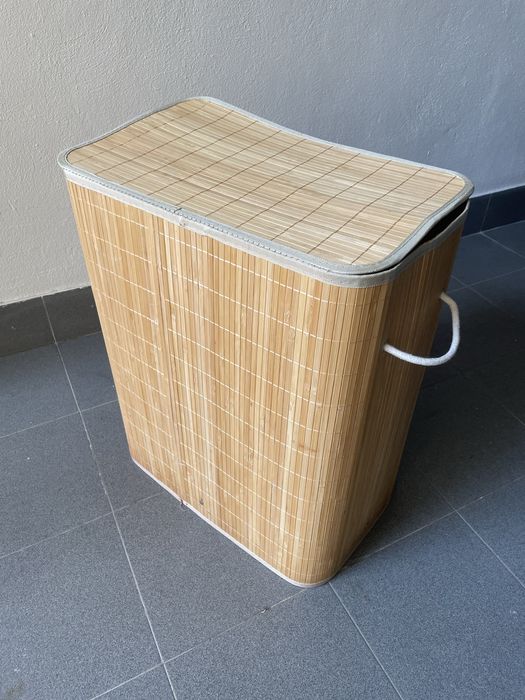 Cesto roupa bambu