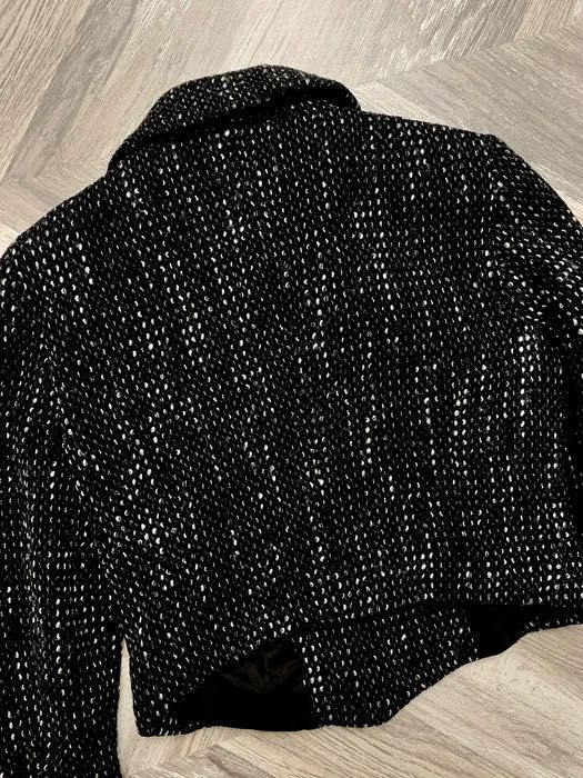 Reserved ramoneska kurtka czarna ciepła na suwak rozmiar 34 XS