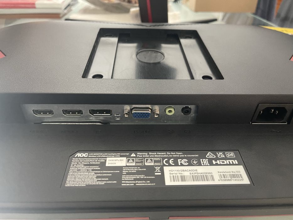 Monitor AOC com avaria ver texto