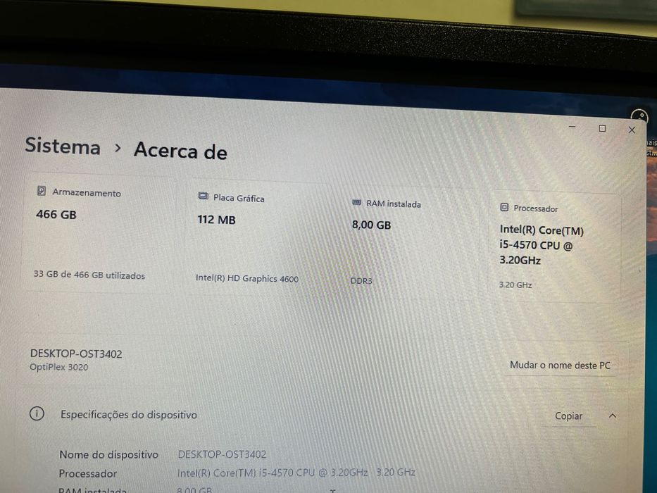 Computador Dell Optiplex 3020