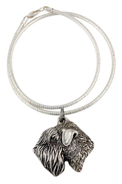 Terier pszeniczny płaszczowy  naszyjnik na lince Art-Dog