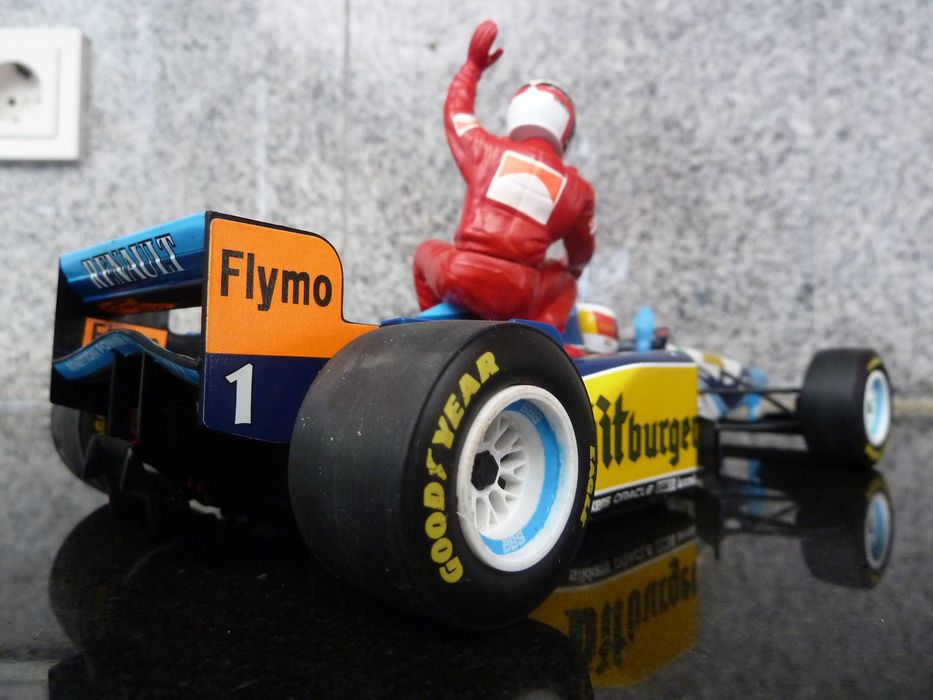 1:18 Minichamps, Benetton, Jean Alesi, Taxi, GP Canada 1995, AutoArt
