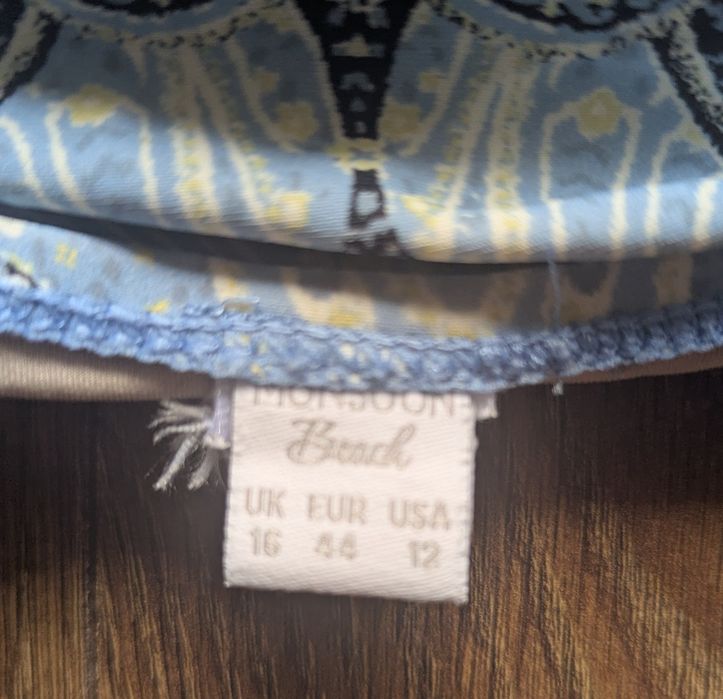 Monsoon Blend kostium kąpielowy jednoczęściowy 44 XL wzór boho