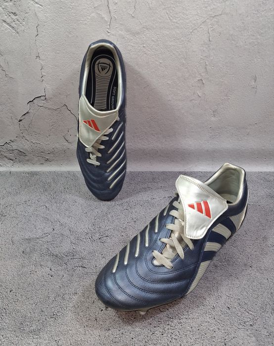 Бутсы Adidas Predator Pulsado SG кожаные винтажные Predator Mania