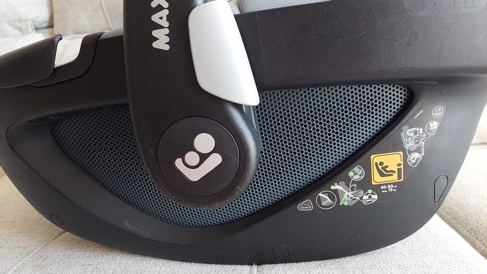 Cadeira auto Grupo 0+ Maxi-Cosi Peble 360 + capa para chuva original