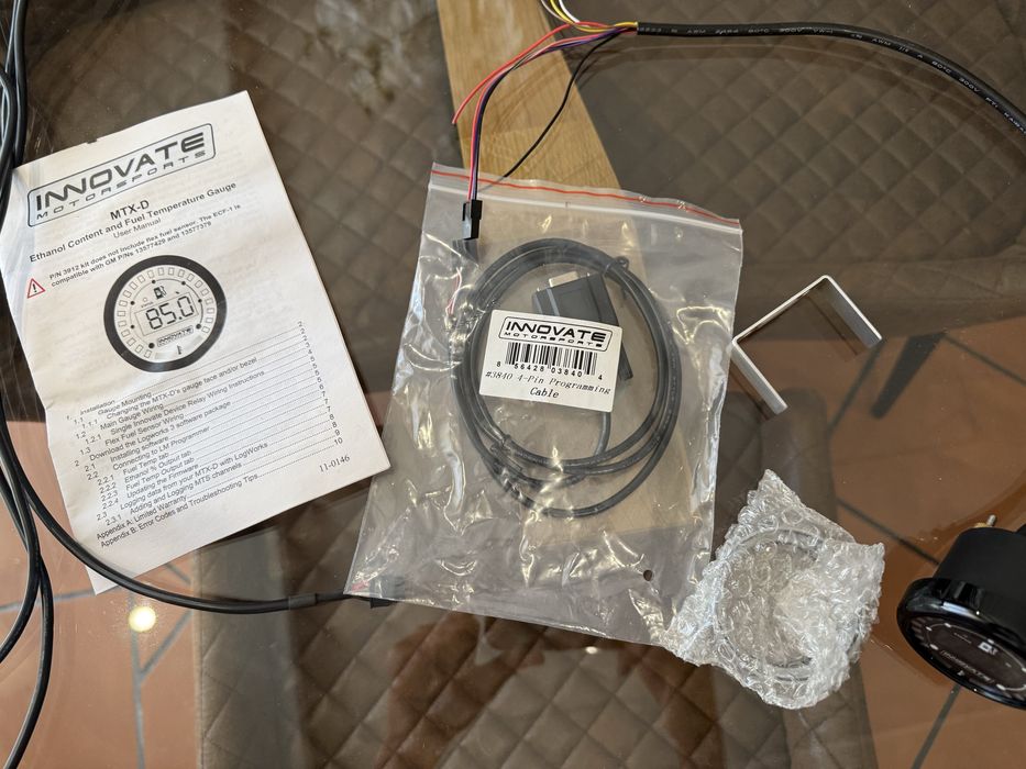 Manómetro Innovate MTX-D – Teoor de Etanol e Temperatura de Combustível (P/N 3912)