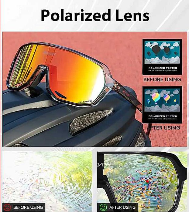 Okulary Męskie/Polaryzacyjne/Rower/Wędkarstwo/Uv400/Gratis Torebka