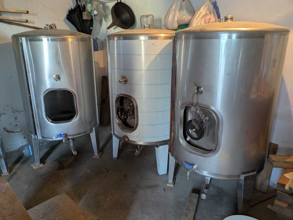 Cubas INOX 500 Litros para vinho ou azeite