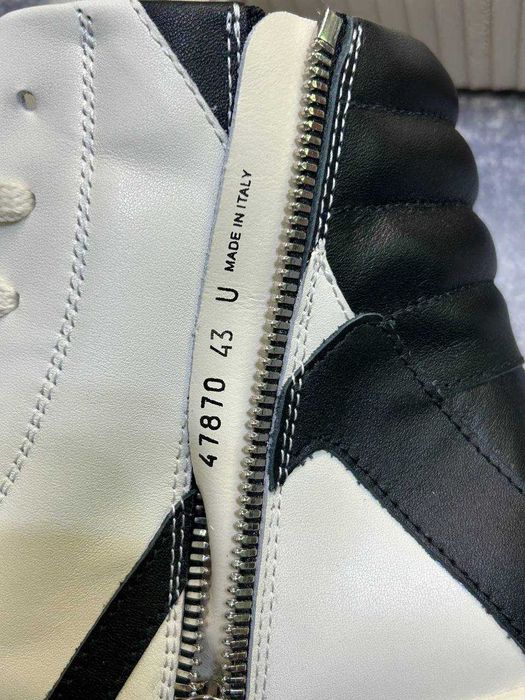 Rick Owens GEOBASKET кеды 43 44 білі  кроссовки белые jumbo lace laces