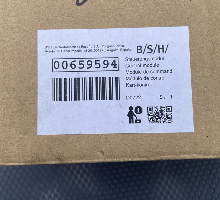 Modulo de Comandos Forno Bosch
