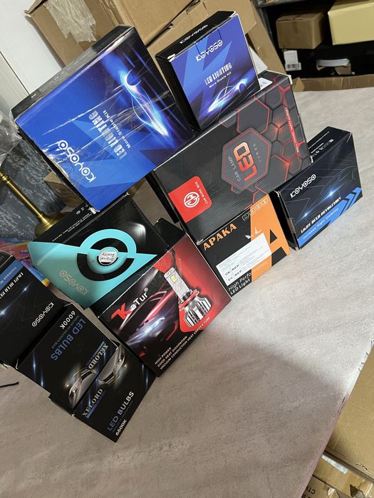 світлодіодні автомобільні лампи 9012 (HIR2). H7-h15