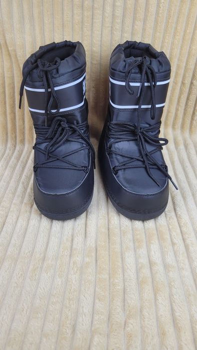 Nowe buty zimowe na kostkę snow boot czarne rozmiar  38