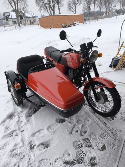 Jawa 350 TS z koszem - wózek boczny - piękny stan