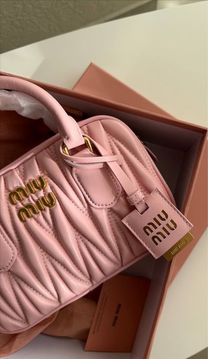 Сумка Miu Miu рожева люкс