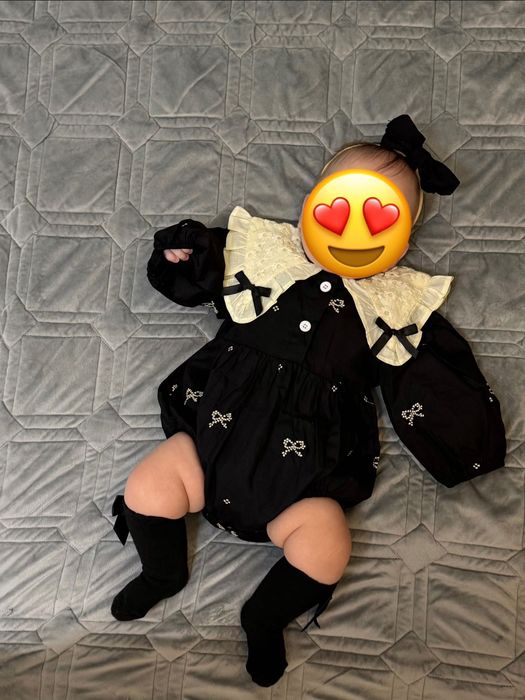 Святкова сукня боді 0-3м/ боді 0-3м, сукня для фото 0-3 місяці