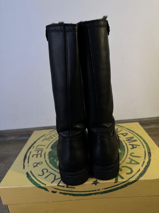 Шкіряні зимові чоботи