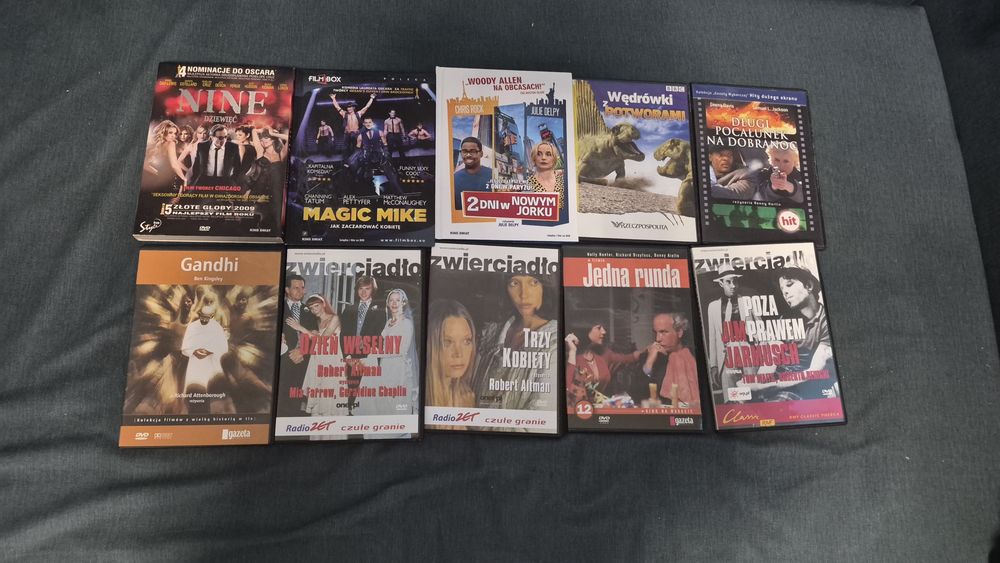 Zestaw filmów na dvd 59szt