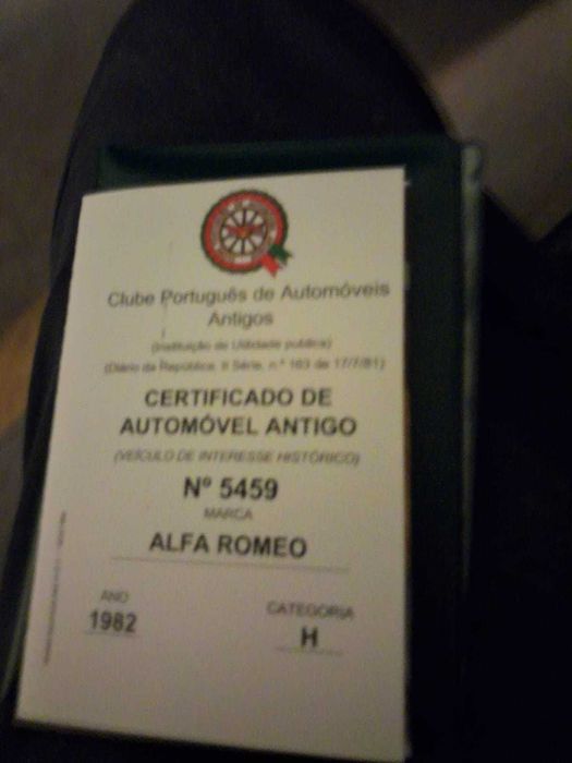 Alfa Romeo - Alfasud - c/ Certificado Histórico
