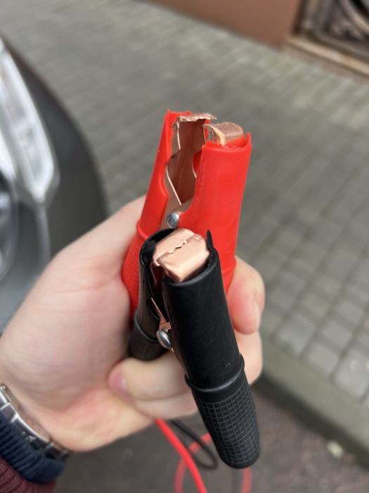 Краби 30А 1м Крокодили зажими для авто для АКБ аккумулятора інвертора