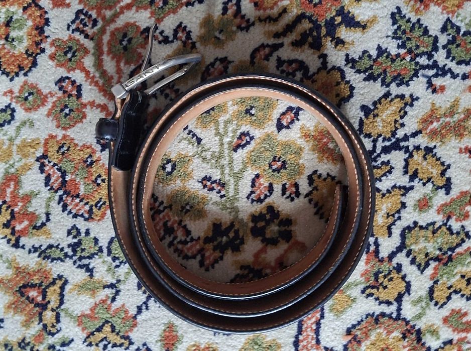 Cinto original GANT em pele / couro, 115cm, como novo