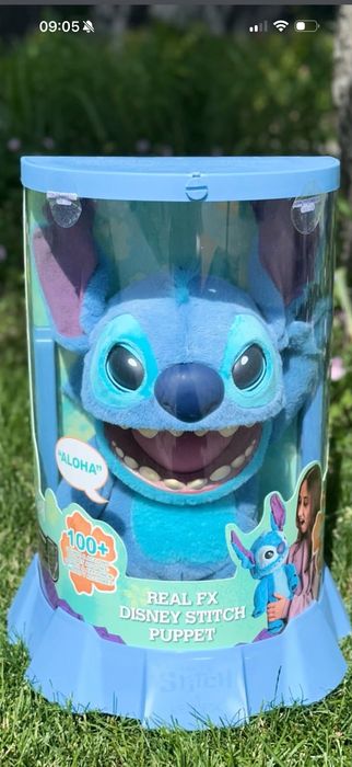Інтерактивна іграшка Стіч Wow Stuff Real FX Disney Stitch М'яка іграшка Disney Stitch з Ліло та Стіч