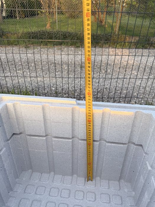Styrobox, pudełko styropianowe, segmentowe 55L