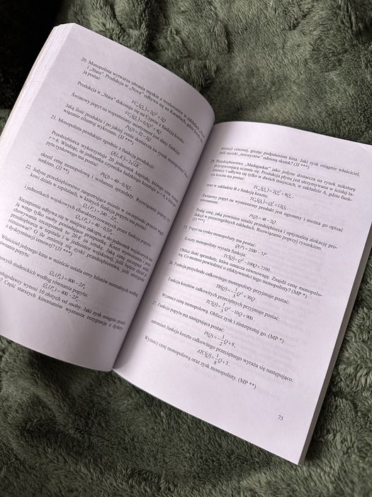 Zbiór zadań z mikroekonomii