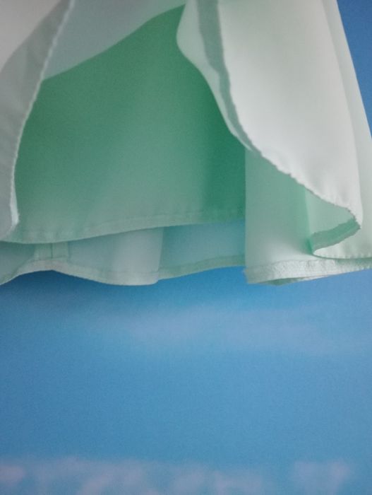 NOWA Tunika tiulowa S 36 miętowa