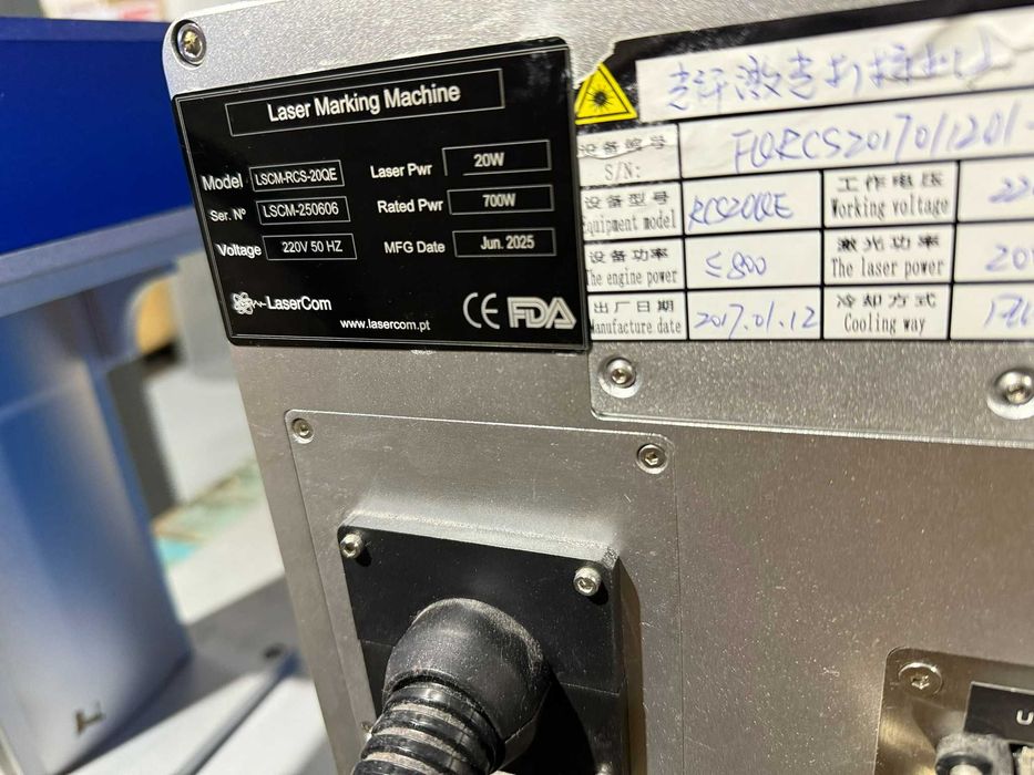 Vendo Laser Fibra 20W de Ocasião com Garantia