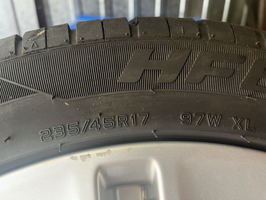 felgi aluminiowe koła 17” 7,5J x ET45 5x112 opony 235/45/17R