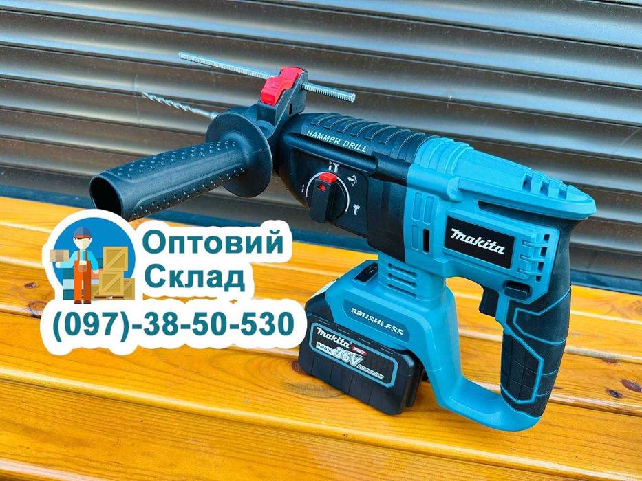 Набір 4в1 Makita Балгарка + Шуруповерт + Гайковерт + Перфоратор 36V-9A